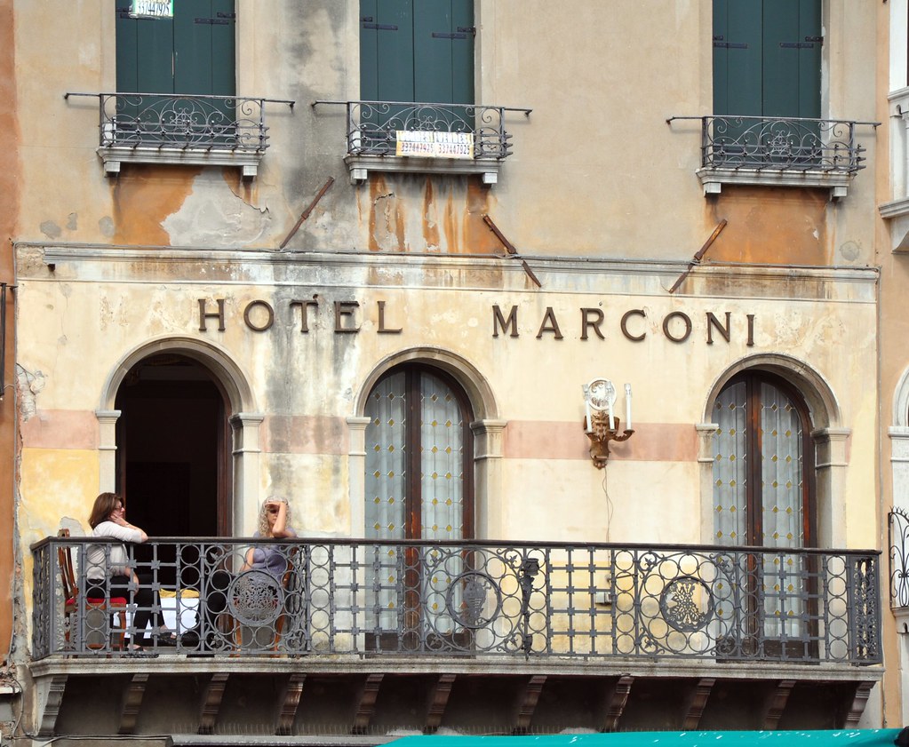 Venice, Hotel Marconi The very name 'Marconi' is hugely se… Flickr