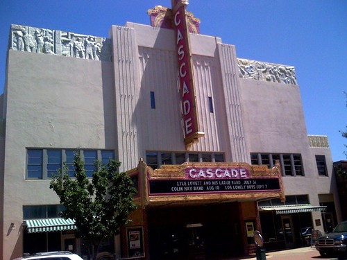 Cascade Theatre, Redding, California Downtown Redding. DonnyPauling