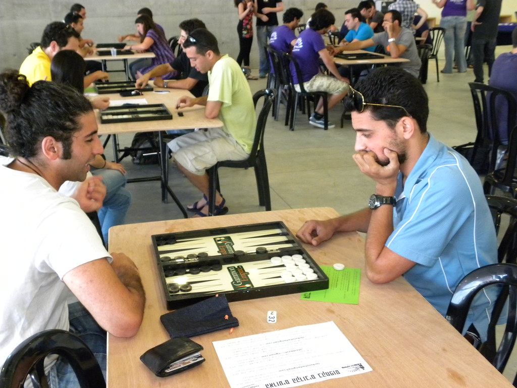 Backgammon Tournament at the Haifa University students clu… Flickr