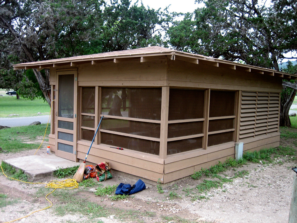 Camping Shelter at Garner State Park JWSherman Flickr