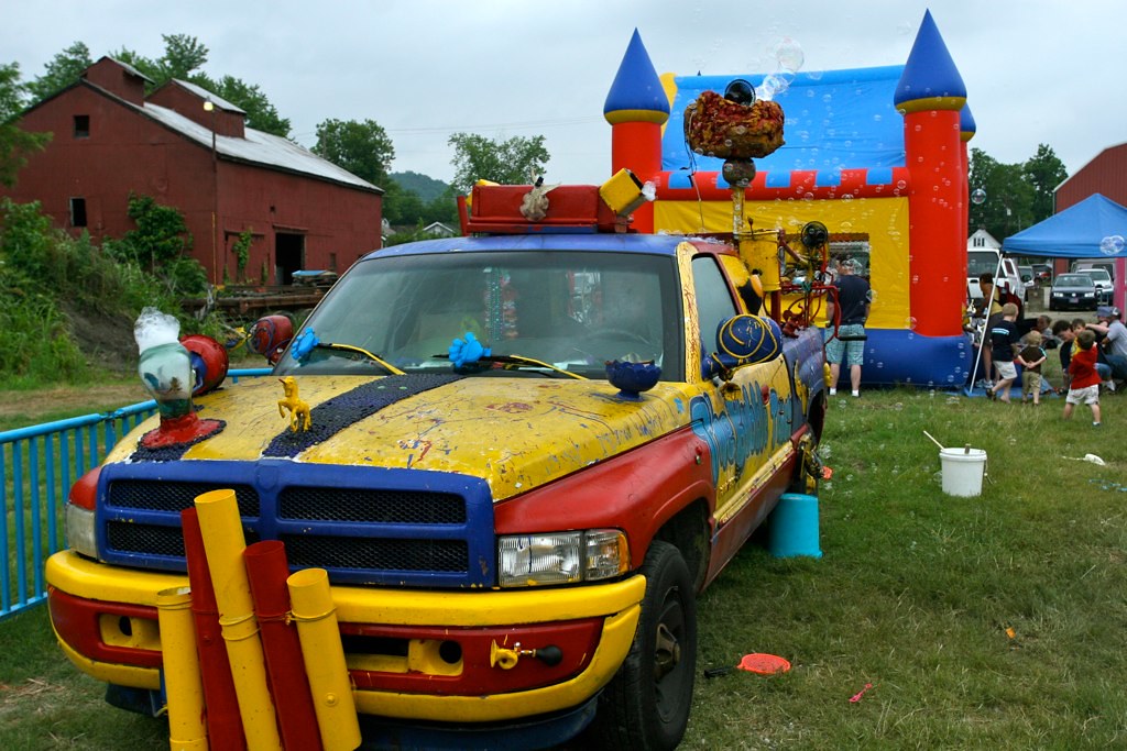 The "bubble truck" (my favorite thing) J Sebulsky Flickr