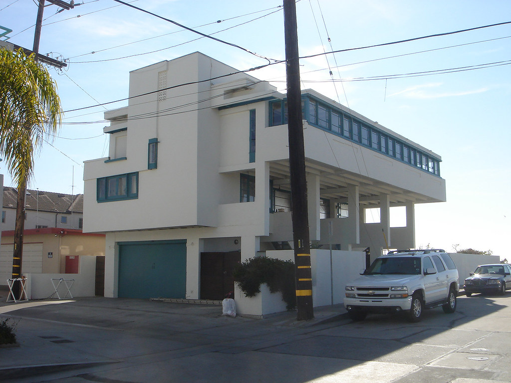 Lovell House, Newport Beach 1 Rudolph Schindler designed … Flickr