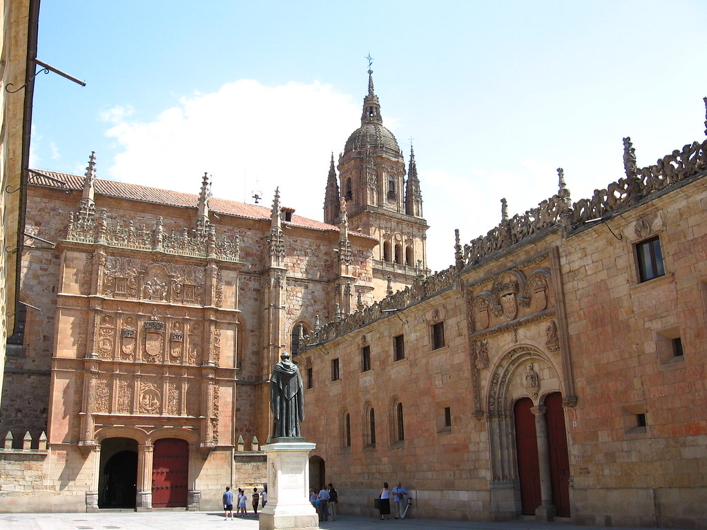 Patio de Las Escuelas Menores, Salamanca, Castilla y Leon,… Flickr