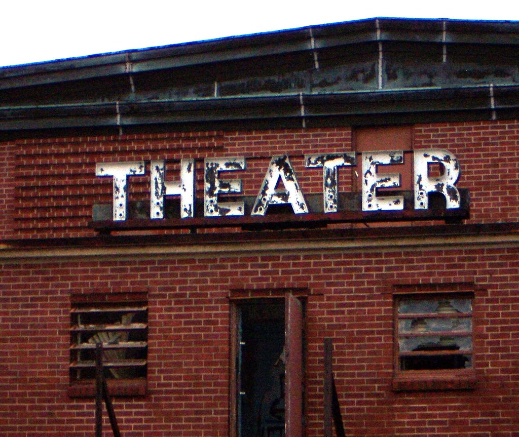 Rantoul, IL Chanute AFB Base Theater sign ArchiTexty Flickr