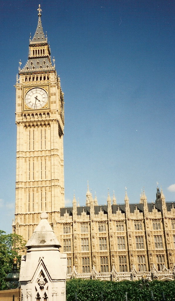 Big Ben Tower of Big Ben, London England 1996 Donnie Shackleford