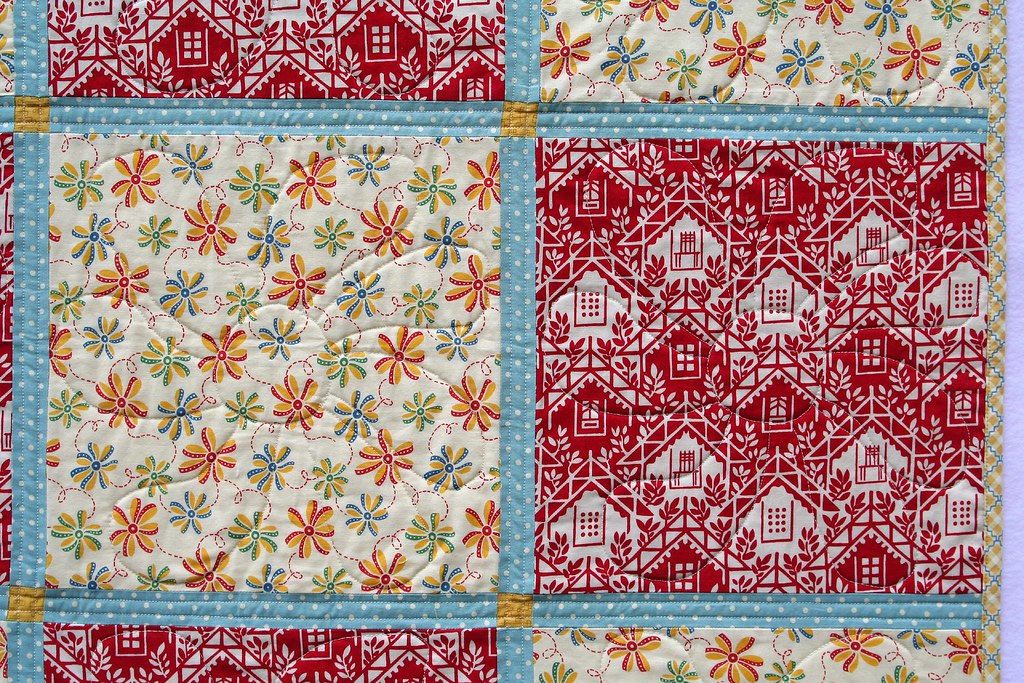 Baby Quilt Quilting Detail My quilt guild has a program … Flickr