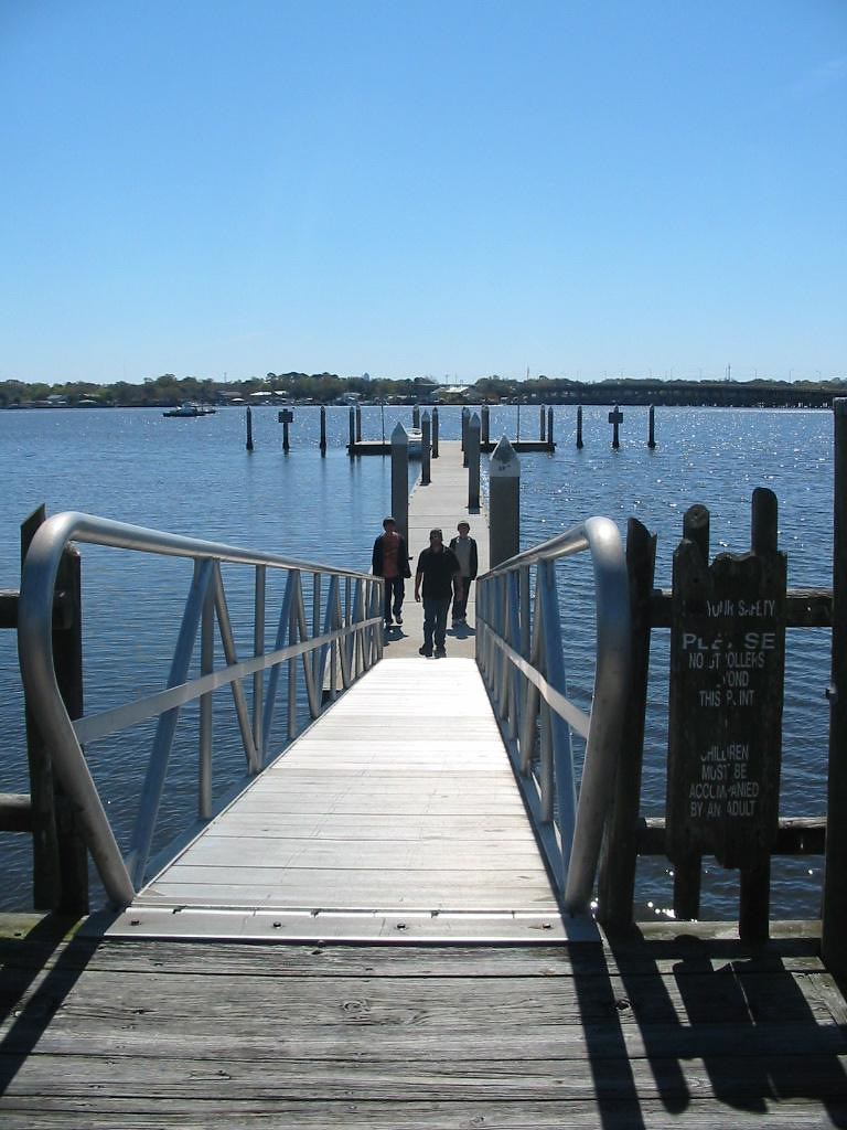 Pier on the Trout River topazcat Flickr