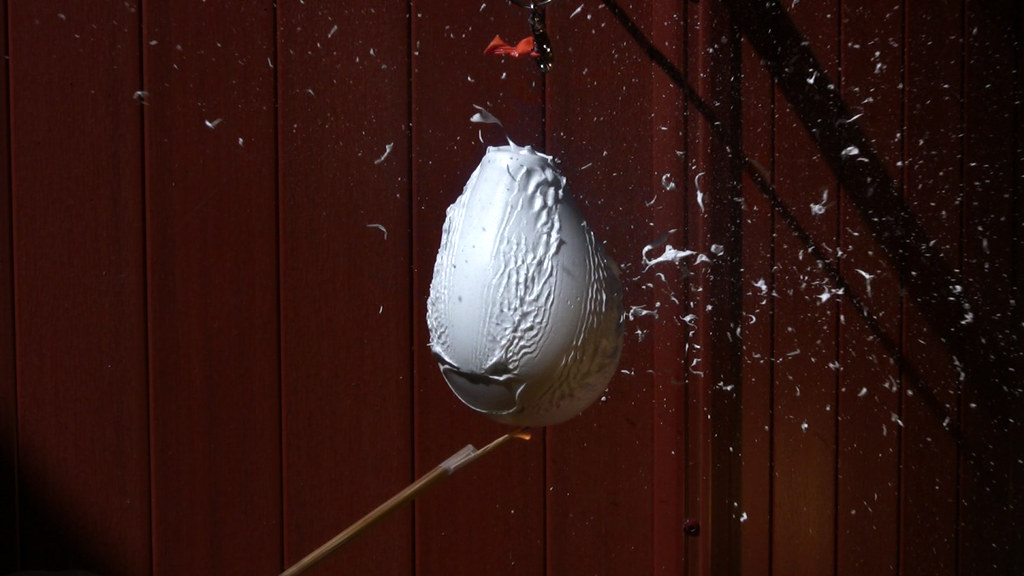 Shaving Cream Shaving Cream balloon popped by match 1/2000… Flickr