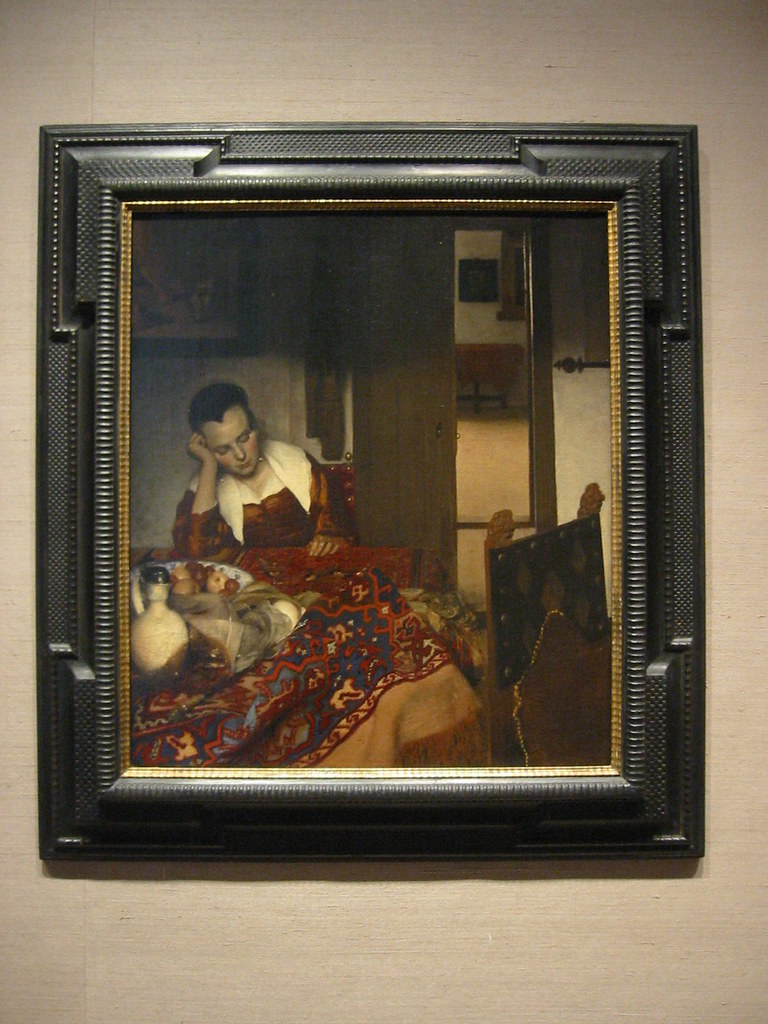 "A Woman Asleep" Vermeer Vermeer's "A Woman Asleep", Metro… Flickr