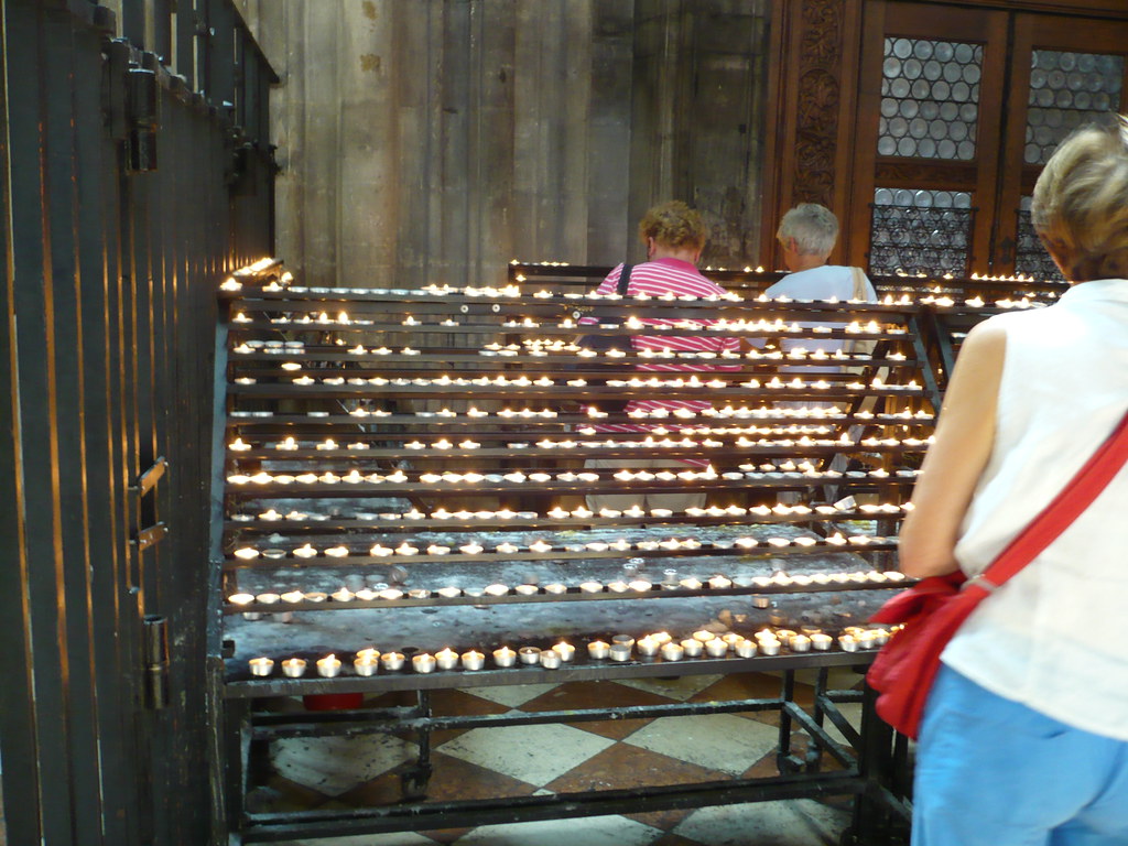 Candles 2 Church visitors can pay a few cents to light a p… Flickr