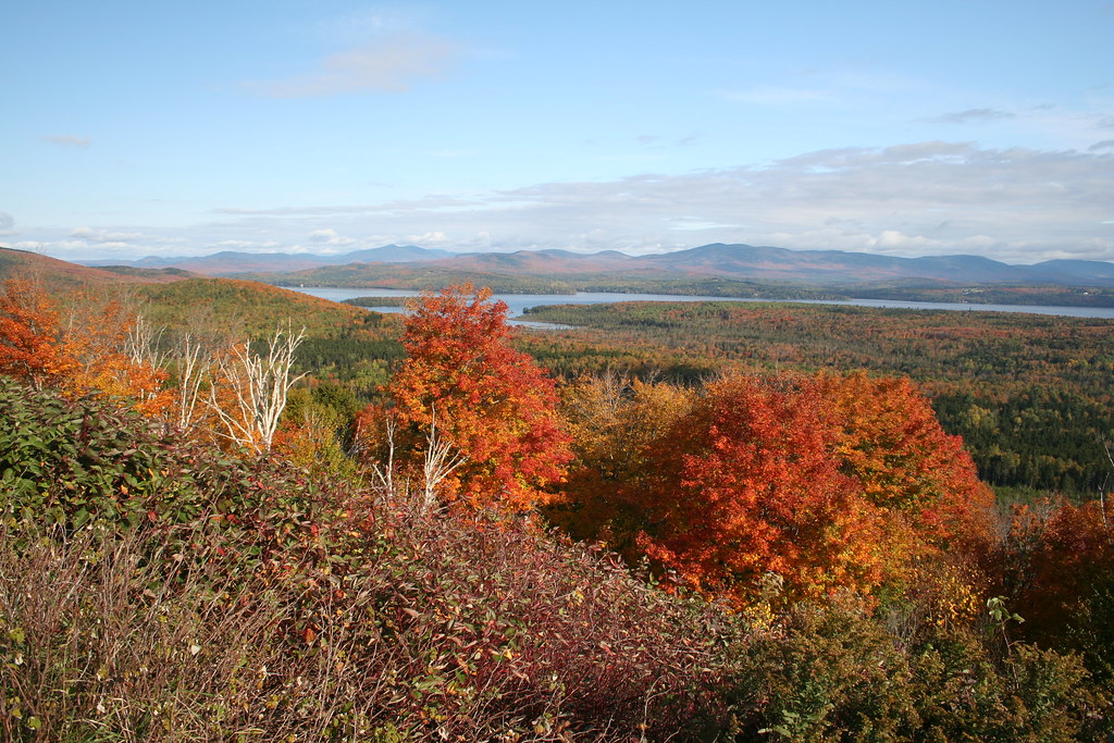 Rangeley Maine Scenic Overlook This picture was taken fall… Flickr