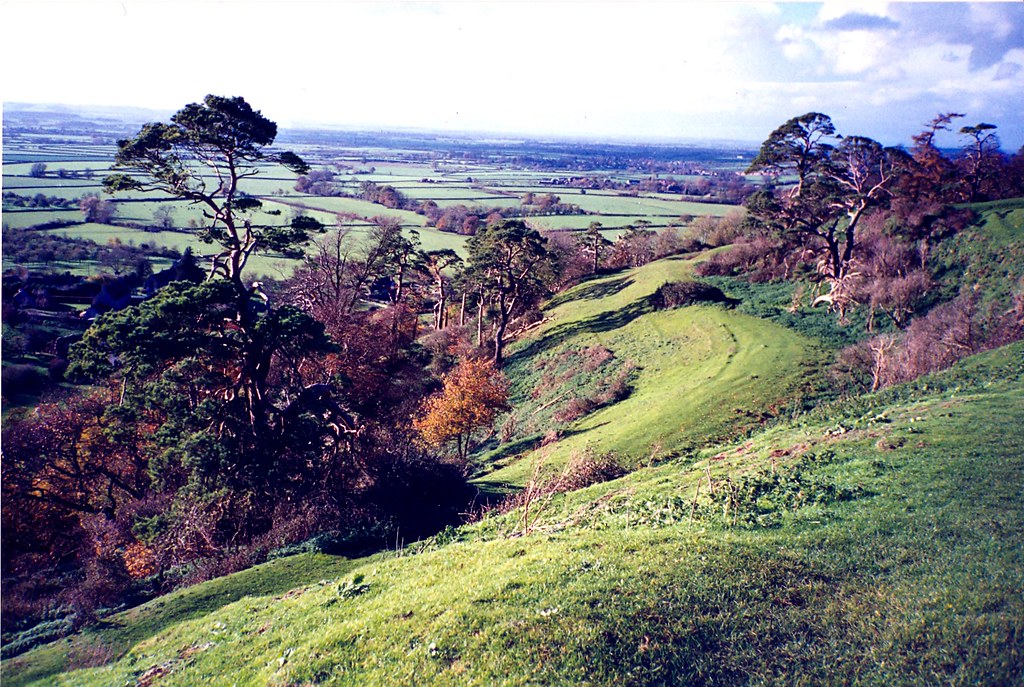 Cadbury Castle, Somerset The western flank of Cadbury Hill… Flickr