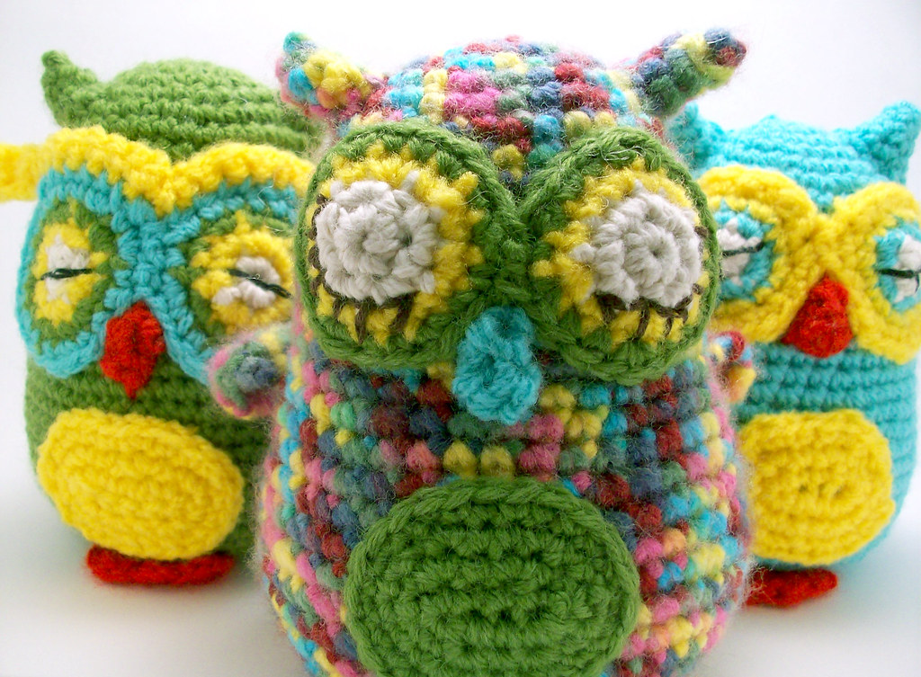 owls2 Great Owl Crochet Along Owly Family Evelyn Simpson Reeve