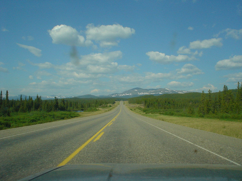 Driving to Dease Lake, BC Alaska Highway east of Swift Riv… Flickr