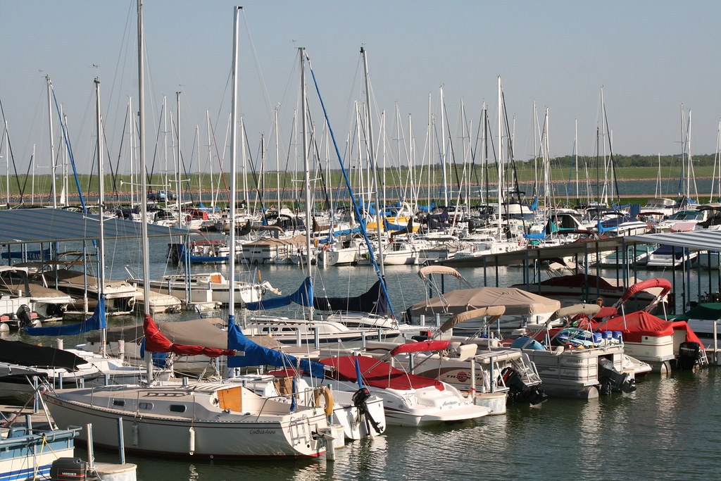 All tucked in. The marina at Yankton South Dakota. Carolyn Flickr