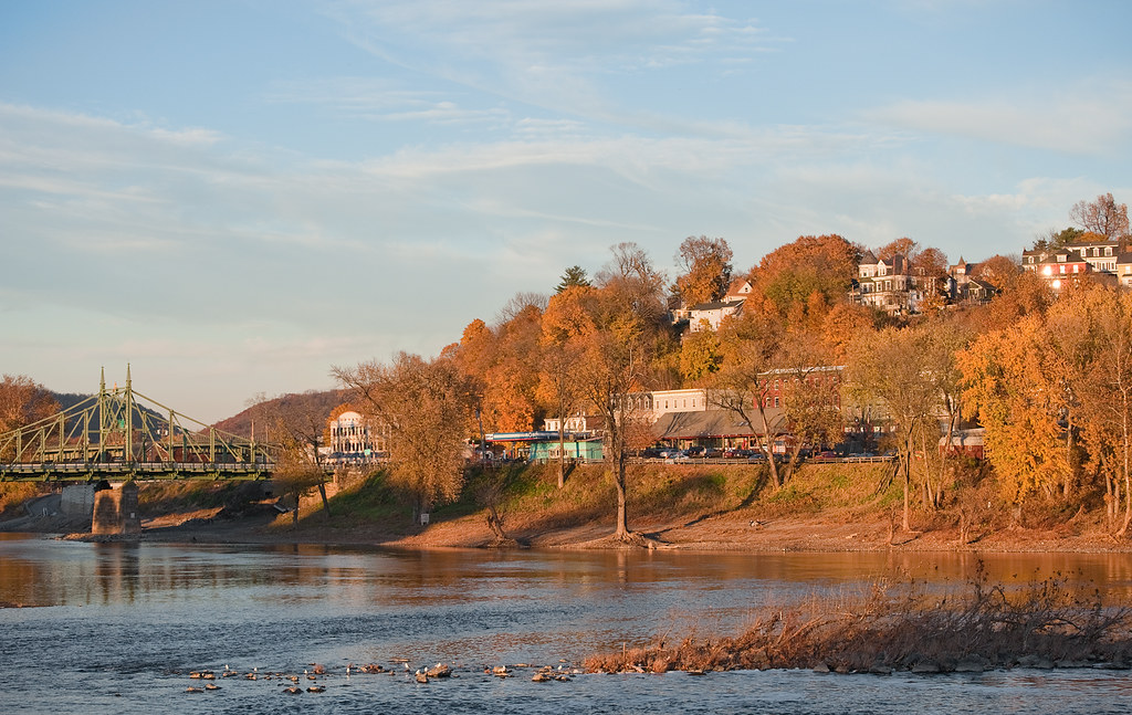 View of Philipsburg Bridges span Easton, PA to Philipsburg… Flickr