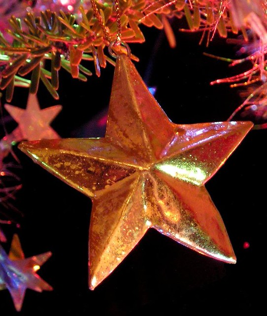 christmas star The stars on my christmas tree with colours… Flickr