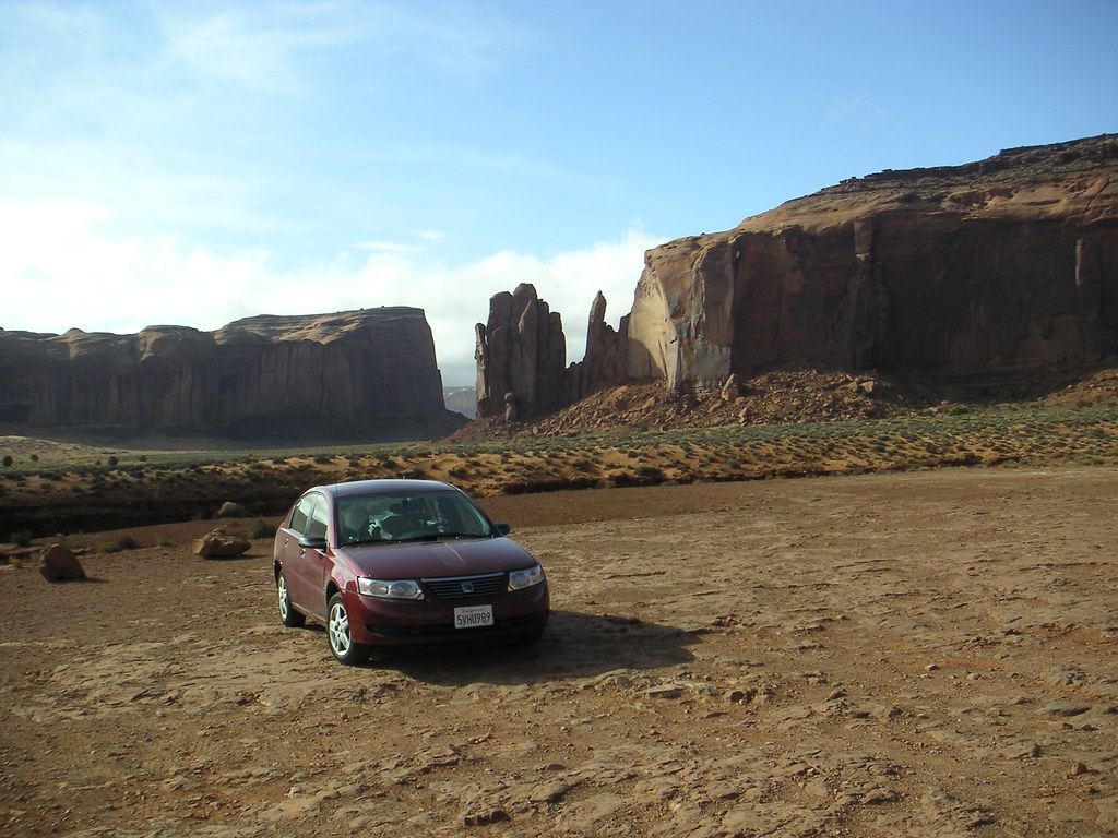 PICT0645 Rental car, Monument Valley Robert de Gruijl Flickr