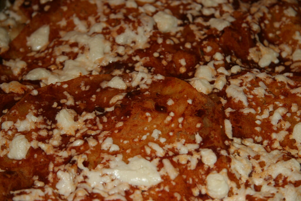 Enchilada Lasagna We watch Alton Brown's Good Eats on the … Flickr