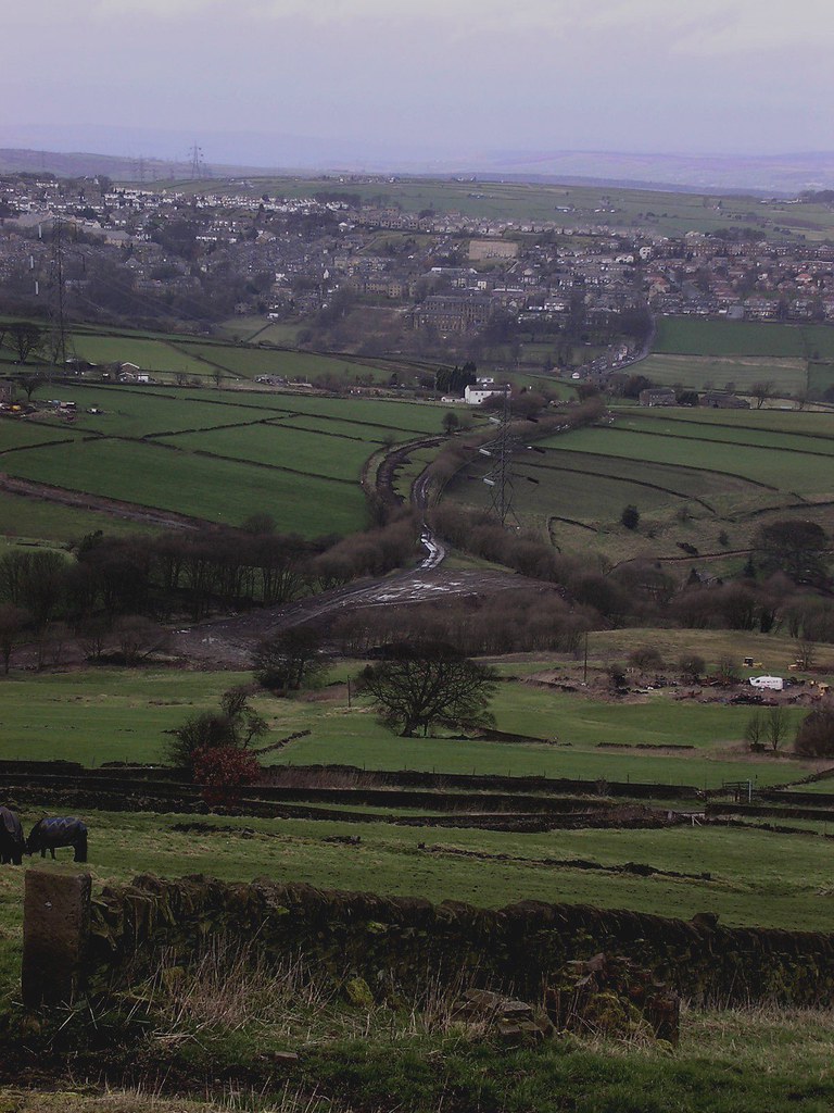 Queensbury Triangle Remnants of... Taken from Halifax Road… Flickr