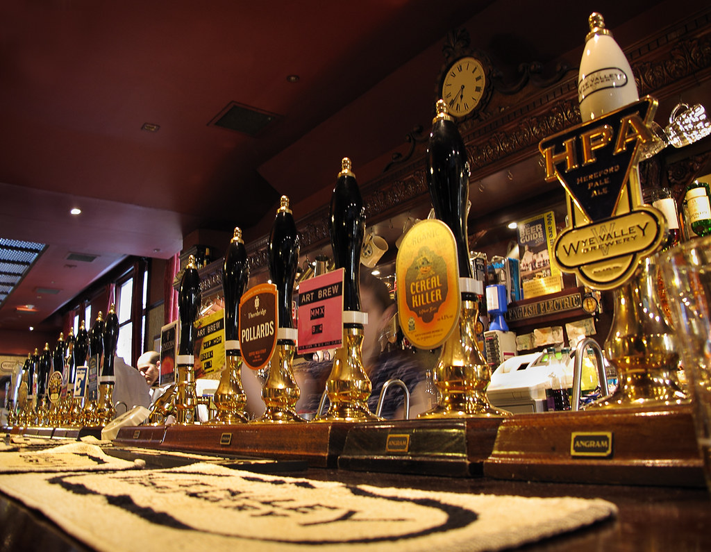 Wellington beer pulls Mikeinthepub Flickr