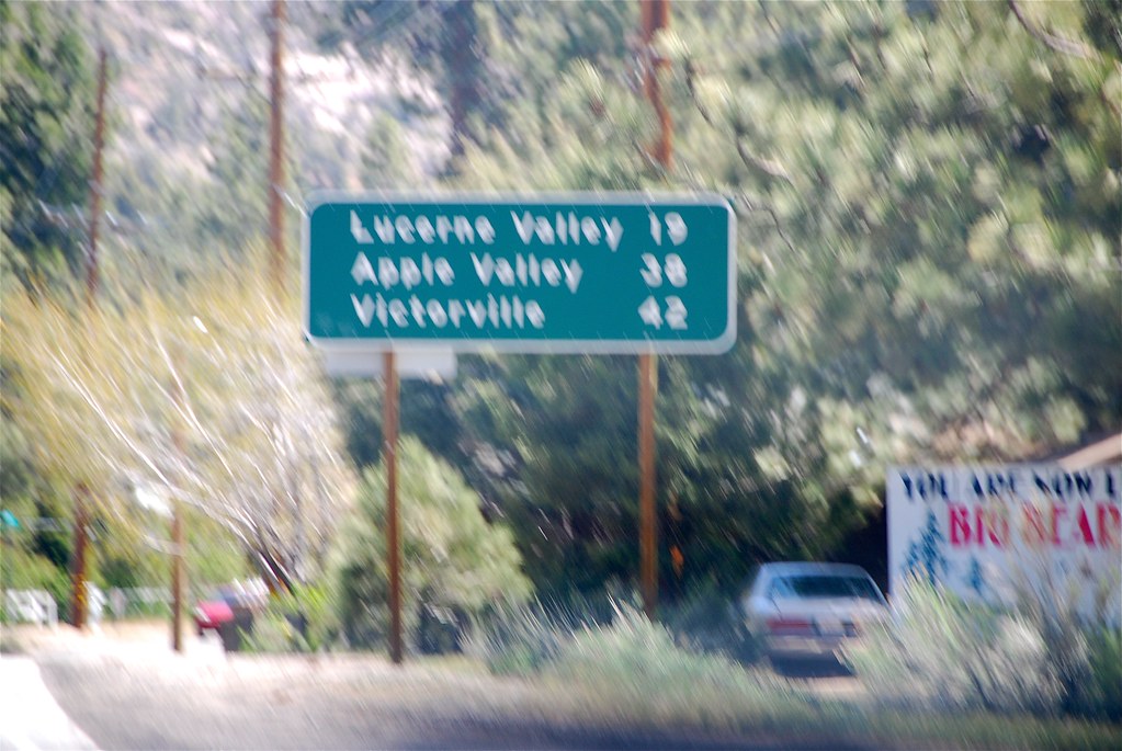 Drive from Big Bear Lake, CA back to Las Vegas Judy Baxter Flickr