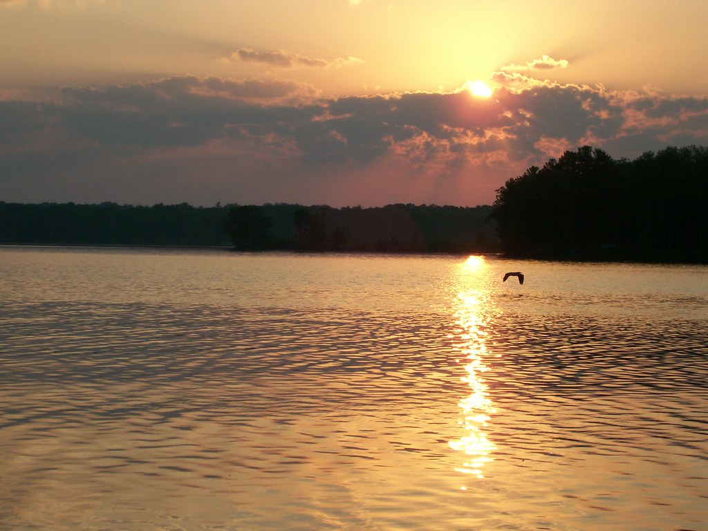 Lost Land Lake, Wisconsin by Hayward Heron going out for b… Flickr
