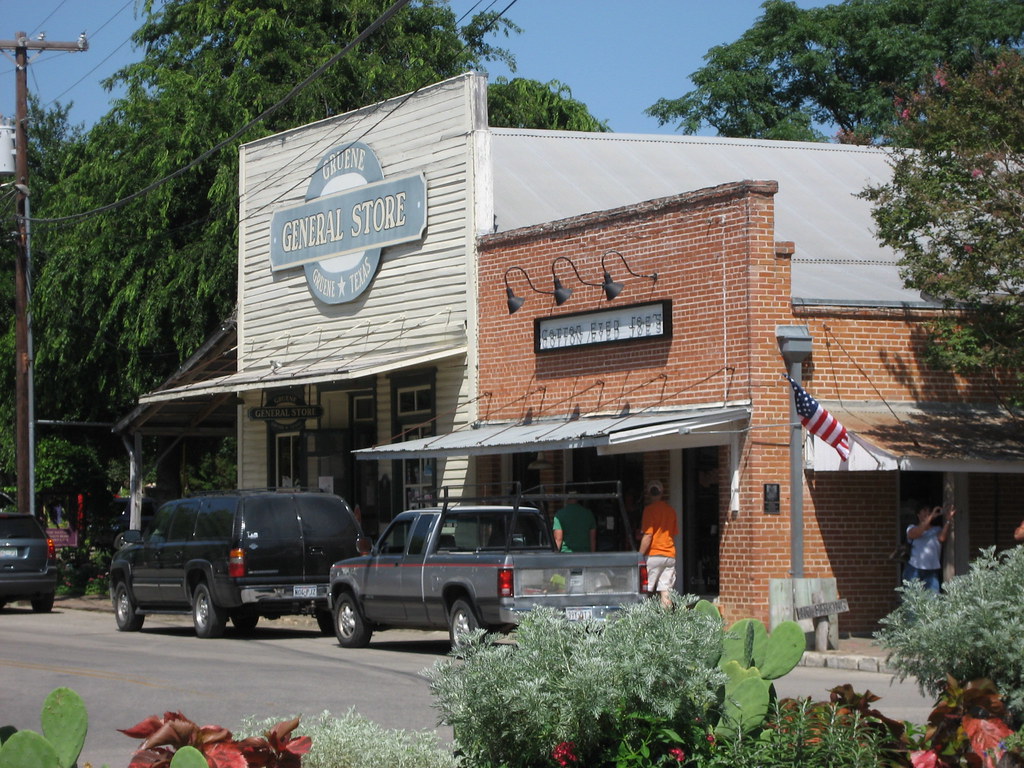 Gruene, Texas Old stores in Gruene, Texas scuba.linda Flickr