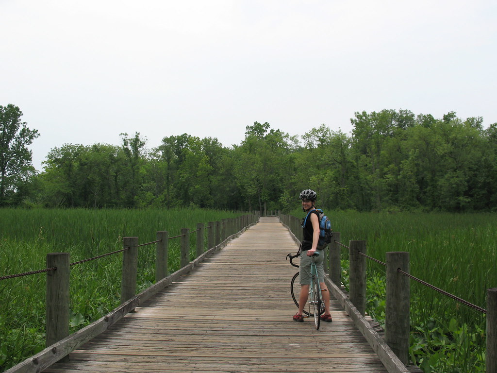 Mt. Vernon Trail boardwalk Awesome ride Brett & Megan Harvey Flickr