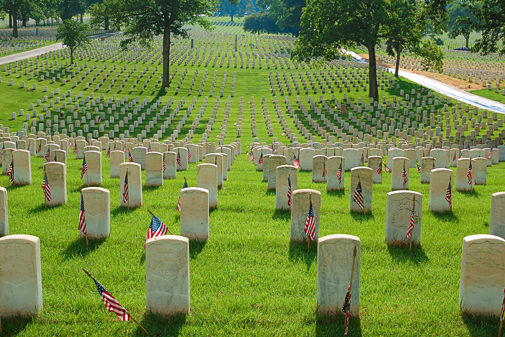 Jefferson Barracks National Cemetery, in Lemay, Missouri, … Flickr