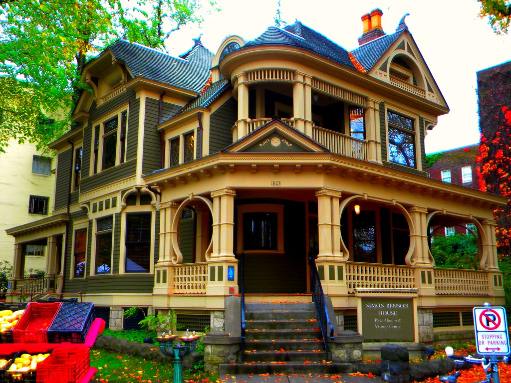 Simon Benson House Historic Simon Benson house In its New … Flickr