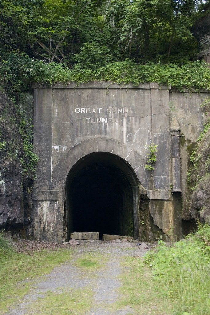 Great Bend Tunnel Site of the John Henry vs the Steam Dril