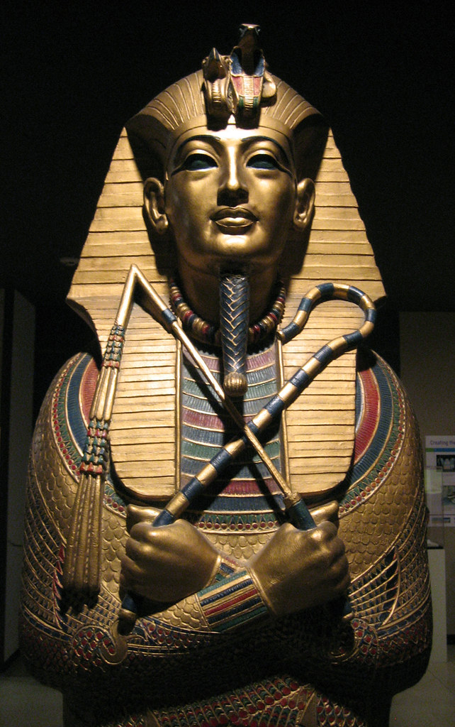 King Tut Statue Reproduction, at the Rosicrucian Egyptian … Flickr