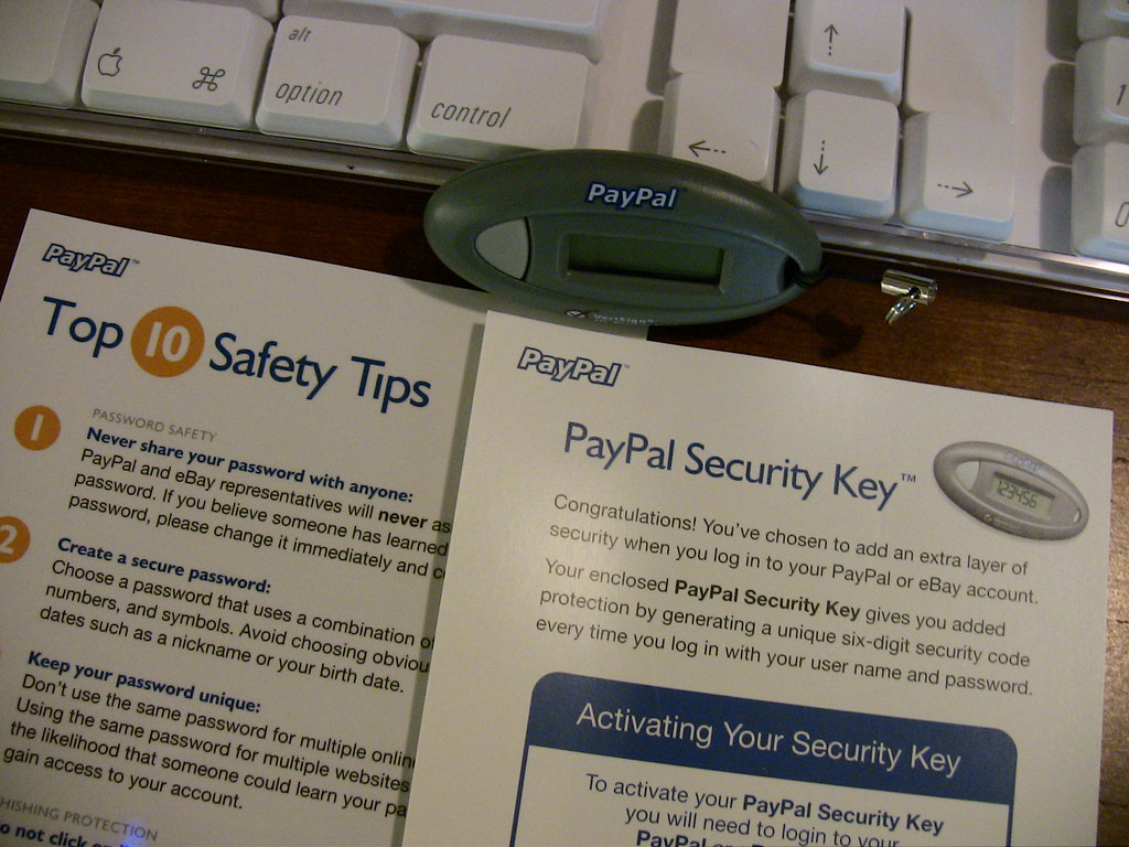 PayPal Security Key My new PayPal security key came in tod… Flickr