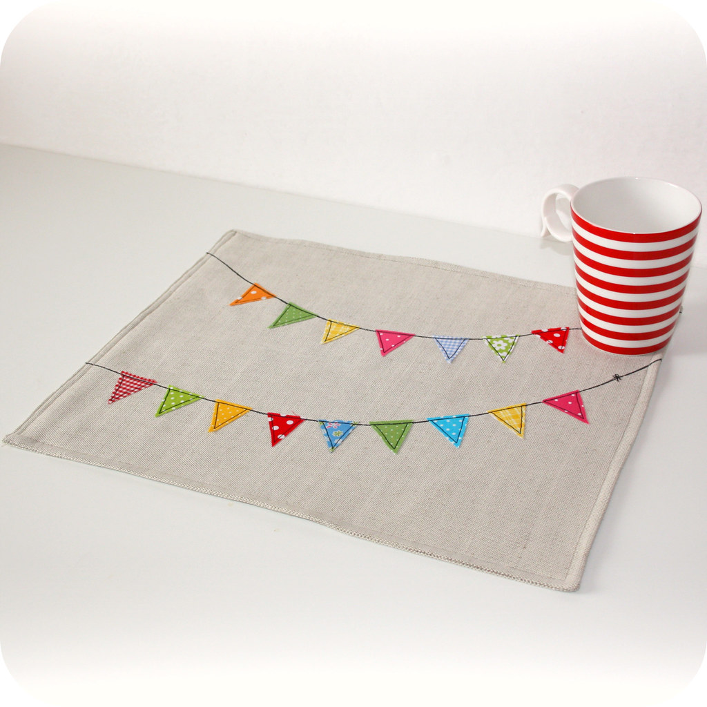 NEW Summer Bunting Placemat Set pilli pilli Flickr