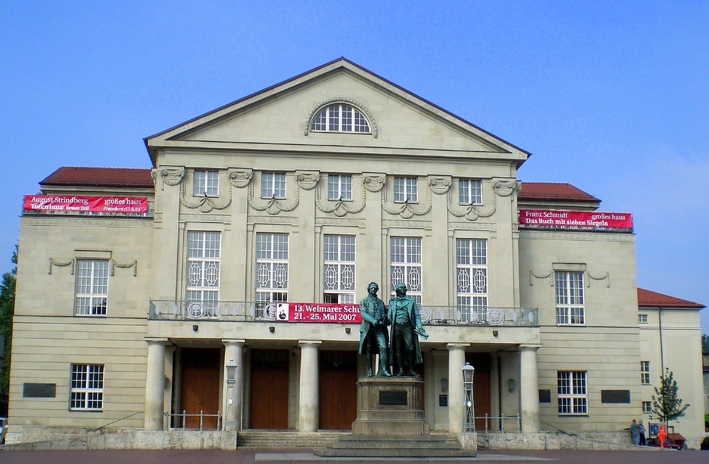 Weimar Opera House Slightly different view. It was a Flickr