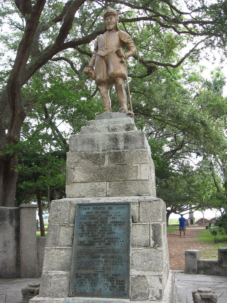 Ponce De Leon at the Fountain of Youth in St. Augustine, F… Flickr