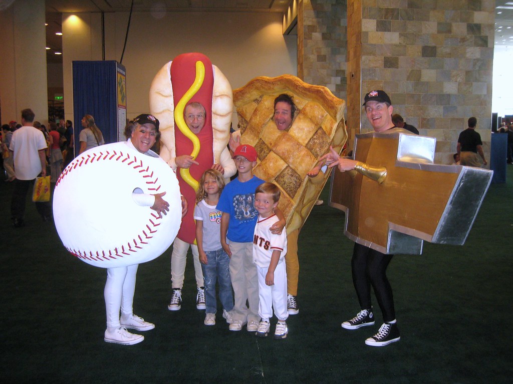 baseball, hot dog, apple pie, chevrolet, three kids Flickr