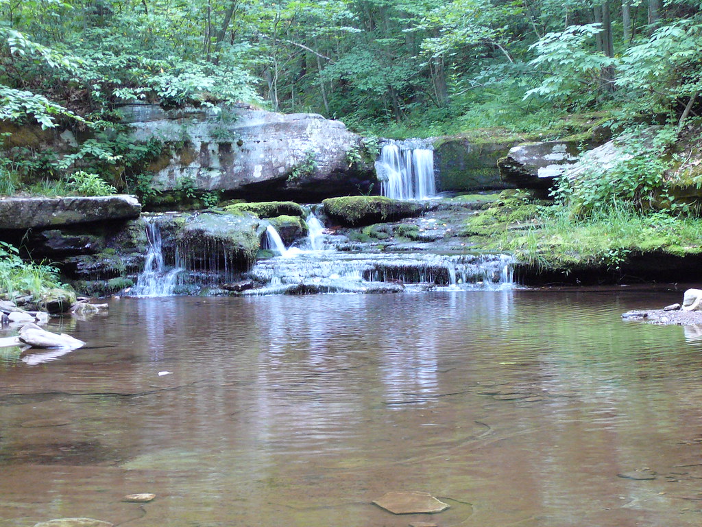 cascade on morris run The trail crossed slate run, morris … Flickr