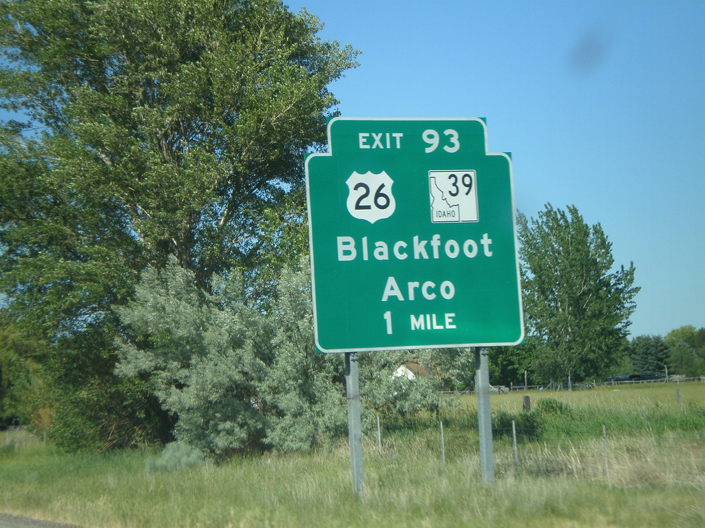 I15 North Exit 93 I15 north approaching Exit 93, US26… Flickr