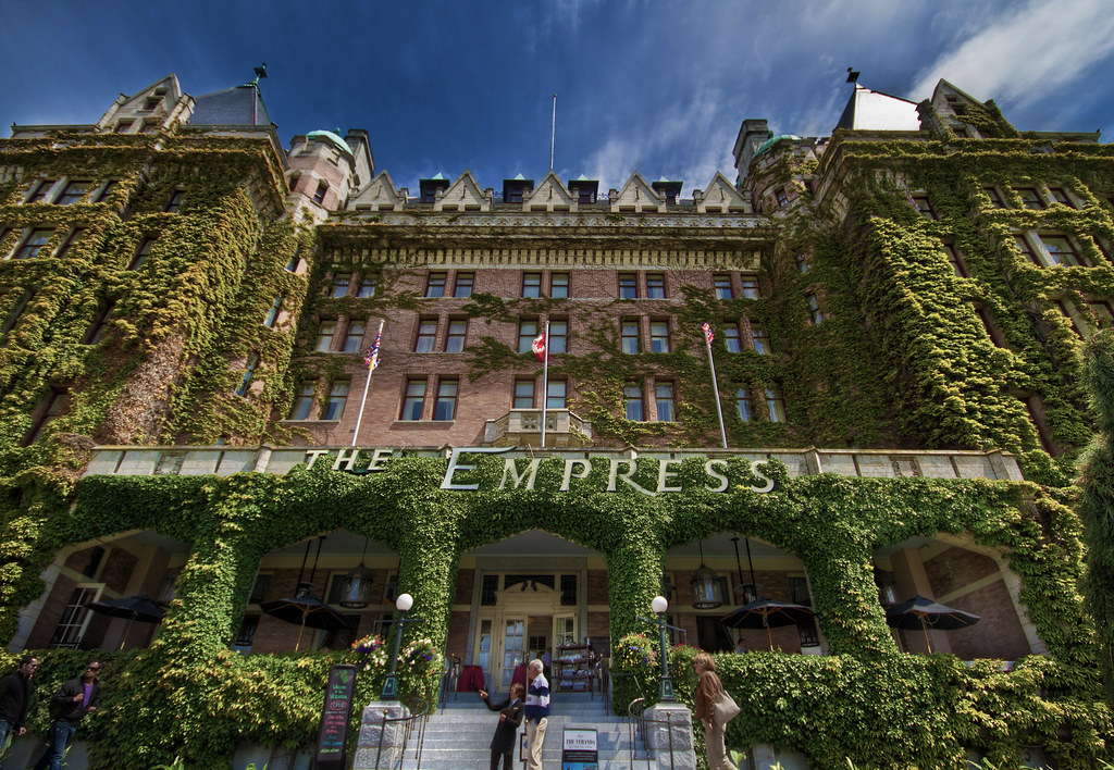 Fairmont Empress Resort Hotel Front view of Fairmont Empre… Flickr