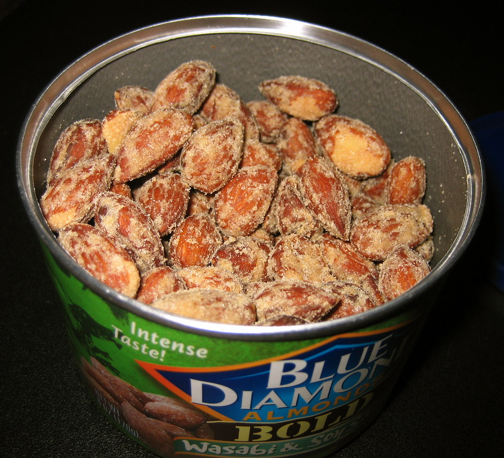 Wasabi Almonds Blue Diamond Almonds, Wasabi and Soy flavor… Squidly