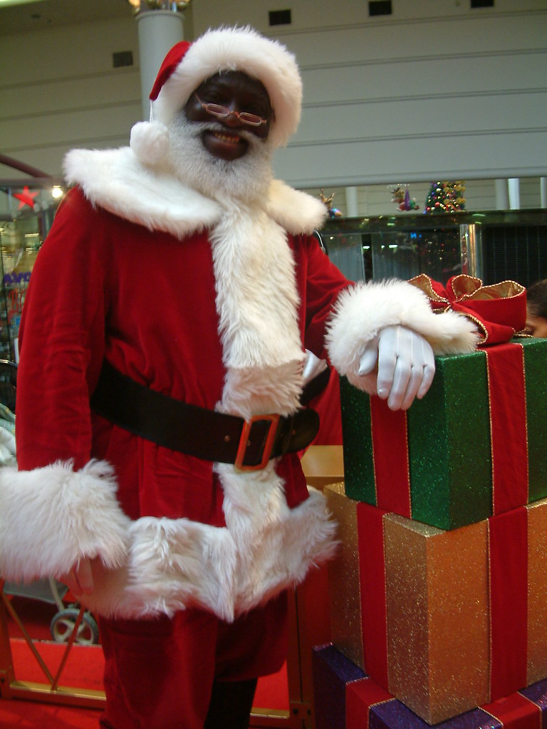 Black Santa and Presents Black Santa and Presents Flickr