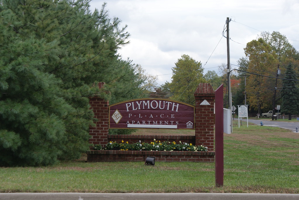 Plymouth Place Sign Hammonton John Theibault Flickr