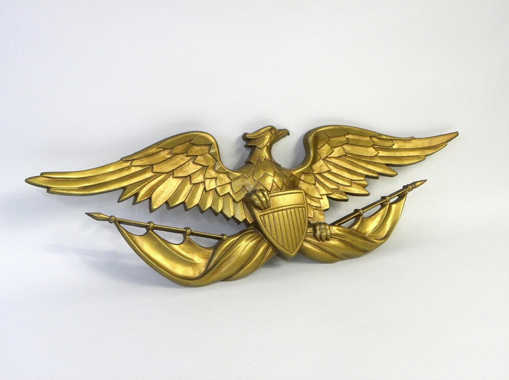 Bronze Finish American Eagle & Crest Wall Hanging CathodeB… Flickr
