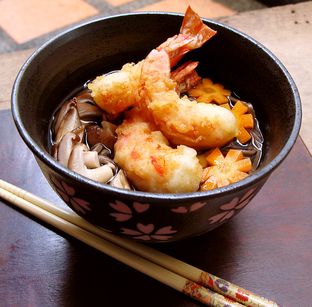 Tempura Soba Tempura noodle soup. For more, go to No Speci… Flickr
