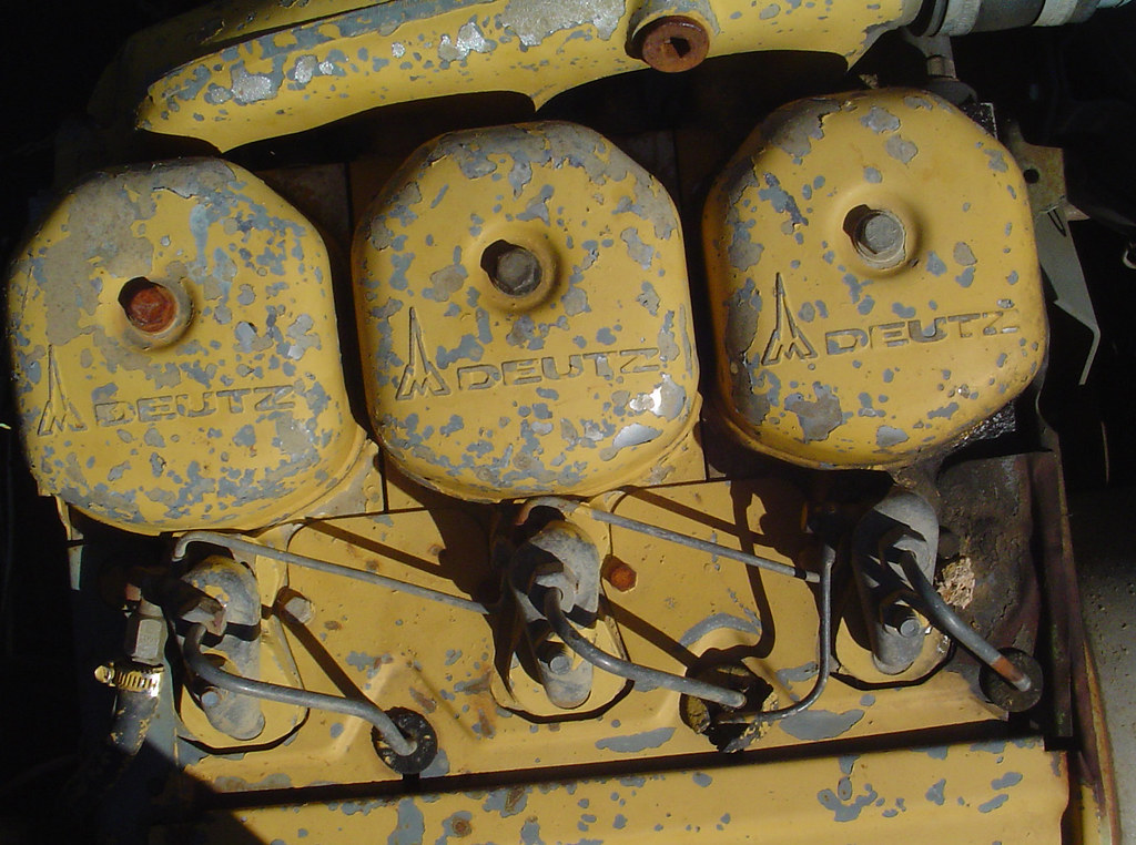 Three Banger Diesel A Deutz Diesel engine made in Germany born1945