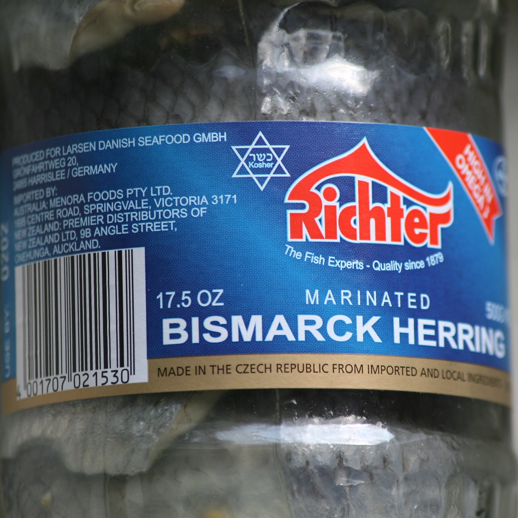 my food is lying to me Richter marinated Bismarck Herring.… Flickr