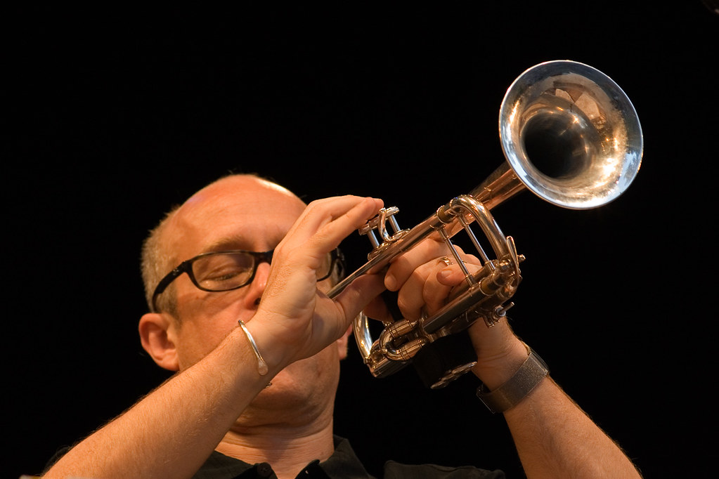 Trumpet Man Trumpeteer Dave Douglas, performing with the S… Flickr