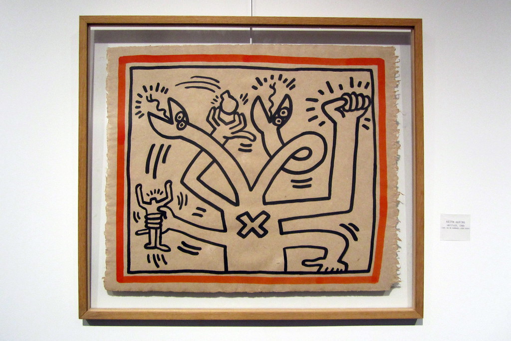 NYC SoHo Opera Gallery Untitled, 1983 by Keith Haring… Flickr